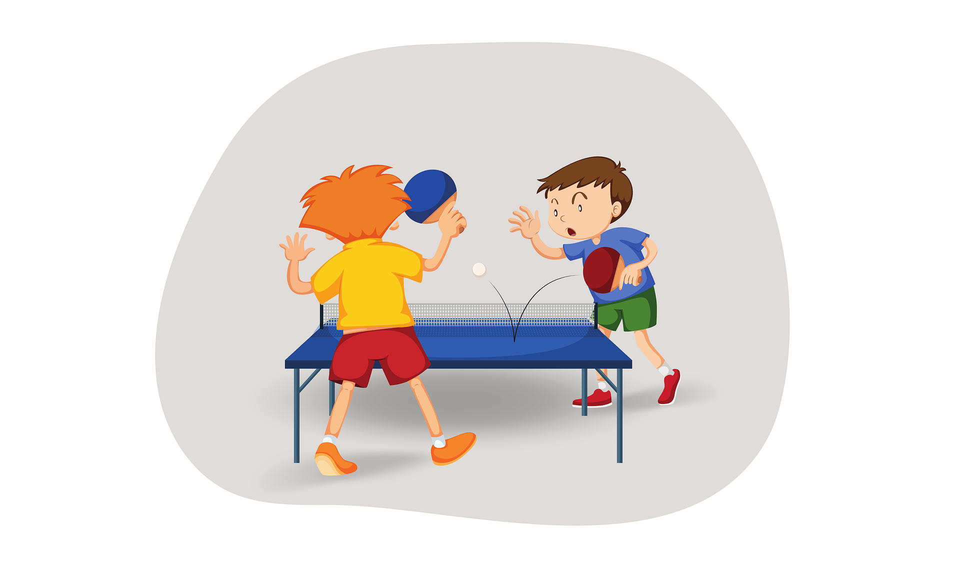 image de jeunes jouant au ping pong